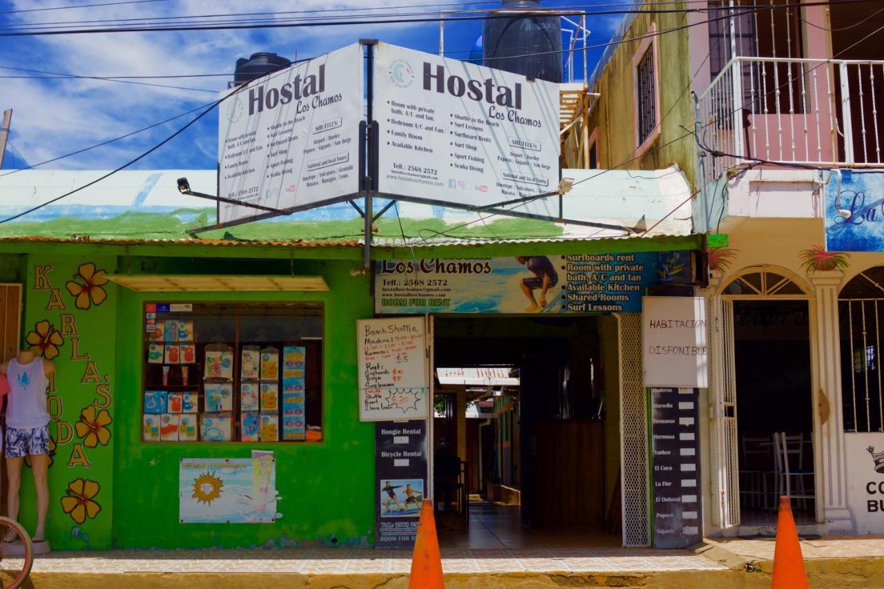 Hostal Los Chamos San Juan del Sur Exteriör bild